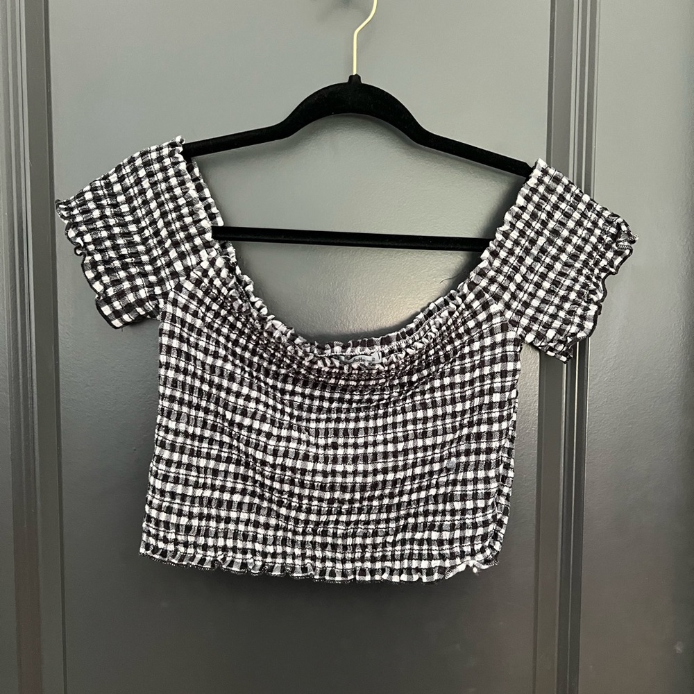 Cropped Plaid Top | Brand: Charlotte Russe